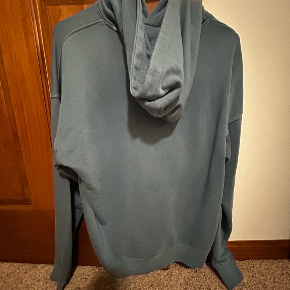 No Boundaries Oversized Patchwork Blue Hoodie - image 2